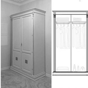 Шкаф 2-х дверный - спальня Puccini фабрика Saoncella