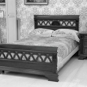 Кровать 120*200 с изножьем (Puccini Avorio) - итальянская мебель