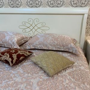 Кровать Колизей 160*200 - изголовье с гравировкой